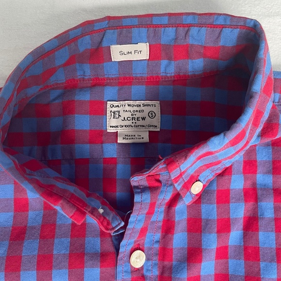 J. Crew Tailored Quality Woven Shirt, 100% Cotton, Size Small - Picture 2 of 2